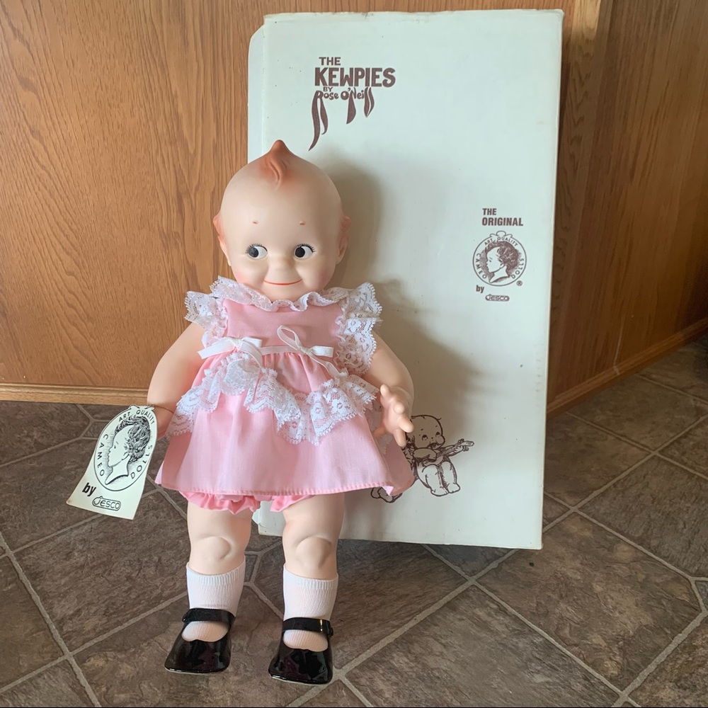 Vintage Collectible Doll // The Kewpies Rose O'Neil Cameo Dolls By Jesco in Box